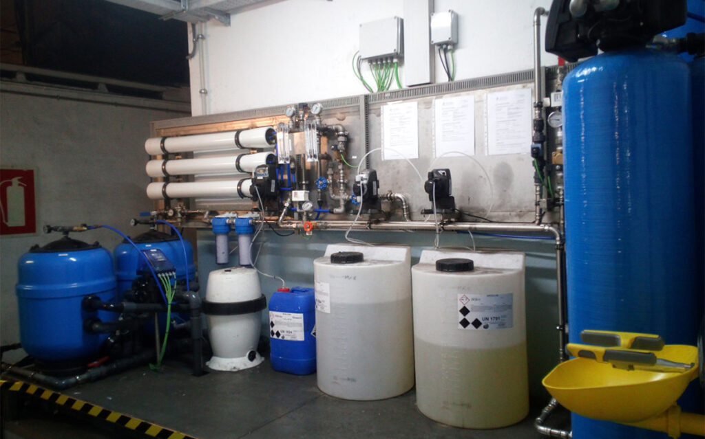 tratamiento agua seguridad sector limpieza industrial